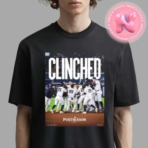 Congrats To New York Yankees Has Been Clinched 1st Post Season MLB 2024 Unisex T-Shirt