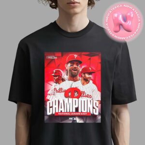 Congrats To Philadelphia Phillies Are Wins National League East Champions MLB 2024 Unisex T-Shirt