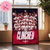 Philadelphia Phillies Has Been Clinched To The 2024 MLB Postseason On October Home Decor Poster Canvas