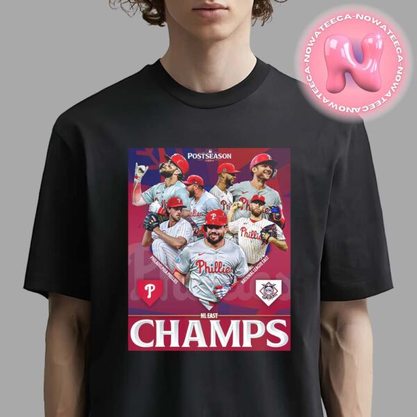 Congrats To Philadelphia Phillies Wins National League East Champions MLB 2024 Unisex T-Shirt