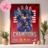 Team USA Winner The President Cup 2024 Champions Home Decor Poster Canvas