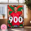 Congrats To Patrick Mahomes Is The Most Passing Yards In Kansas City Chiefs Franchise History NFL Home Decor Poster Canvas