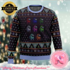 Crewmate Among Us Knitted Best Ugly Christmas Sweater Ugly Sweater