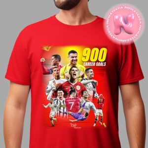 Cristiano Ronaldo Becomes The Firts Player Ever In The History Of Football To Score 900 Goals Unisex T-Shirt