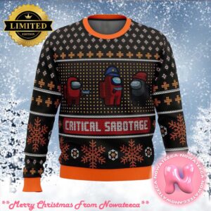 Critical Sabotage Among Us Best Xmas Ugly Christmas Sweater Gift For Men And Women Ugly Sweater