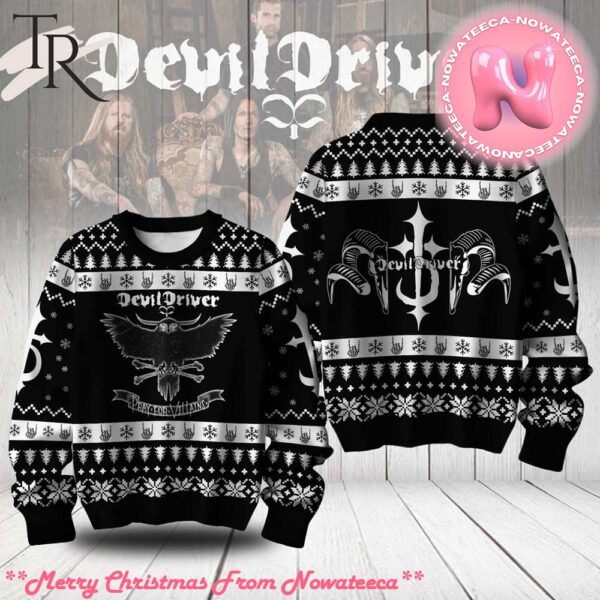 Devildriver Pray For Villains Ugly Sweater Gift For Men And Women