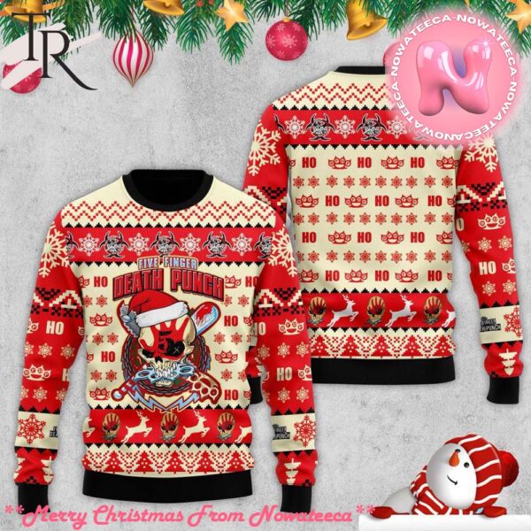 Five Finger Death Punch Ho Ho Ho Ugly Sweater Gift For Men And Women