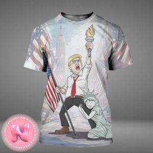 For The Us For The World Trump Must Win For President Of America 2024 Donald Trump All Over Print Shirt