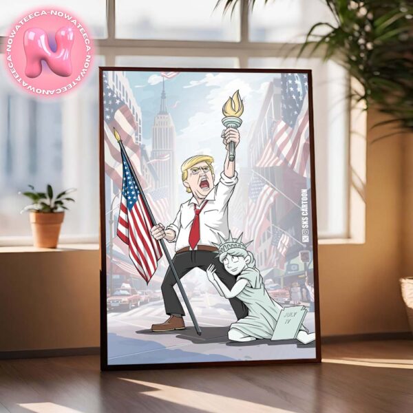 For The Us For The World Trump Must Win For President Of America 2024 Donald Trump Home Decor Poster Canvas