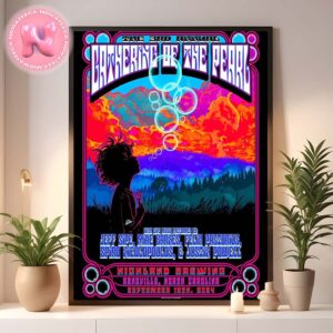 Gathering Of Pearls The 3rd Annual Live Show Music Poster For Highland Brewine In ASheville North Carolina On September 19th 2024 Home Decor Poster Canvas