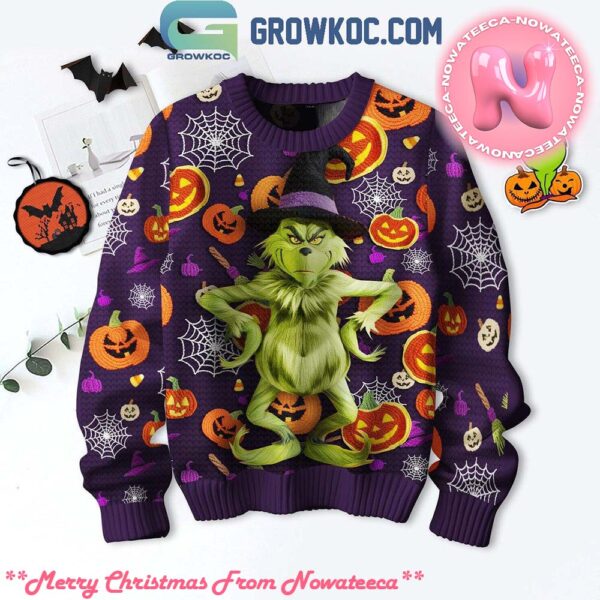 Grinch Who Steals The Halloween Night Ugly Christmas Sweater Gift For Holiday