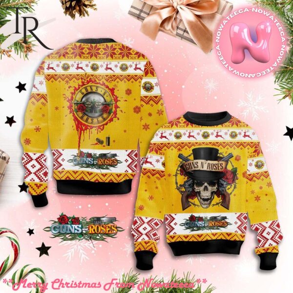 Guns N Roses Ugly Christmas Sweater Gift For Men And Women