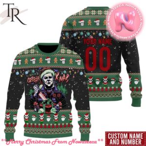 Have A Creepy XMas Custom Ugly Sweater Gift For Men And Women