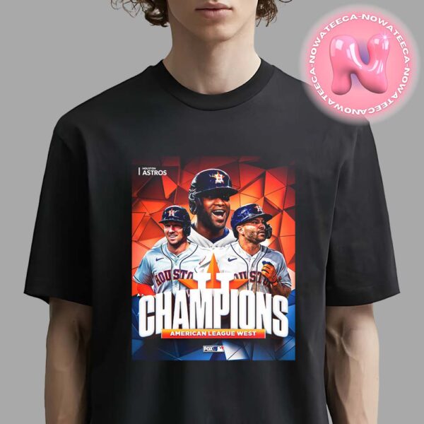 Houston Astros Wins The Al West Division Champions 2024 MLB Unisex T-Shirt