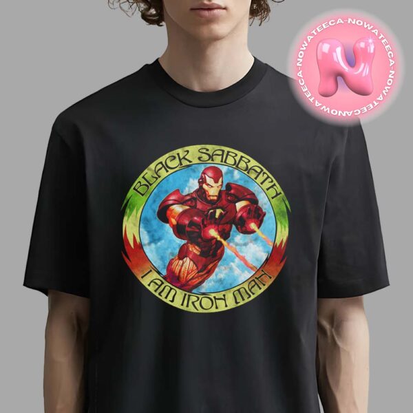 I Am Iron Man Black Sabbath Marvel Circle Unisex T-Shirt