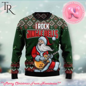 I Rock Jingle Bells Ugly Christmas Sweater Gift For Men And Women