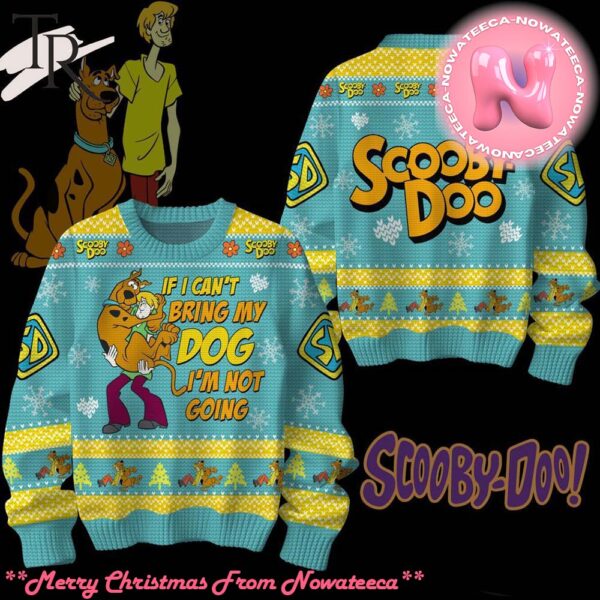 If I Cant Bring My Dog Im Not Going ScoobyDo Ugly Sweater Gift For Men And Women