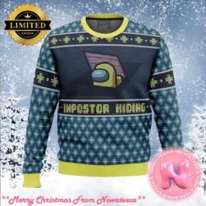 Impostor Hiding Among Us Best Xmas Ugly Christmas Sweater Gift For Men And Women Ugly Sweater