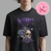 In Flames Jester Drip Raglan Unisex T-Shirt