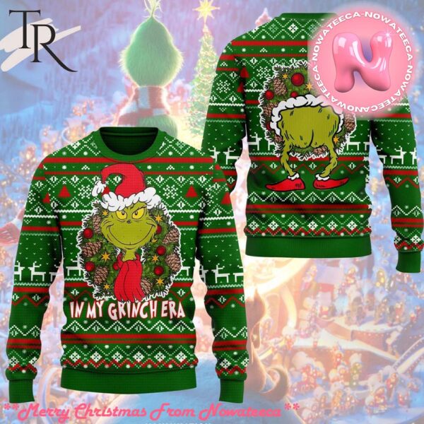 In My Grinch Era Ugly Christmas Sweater Gift For Men And Women