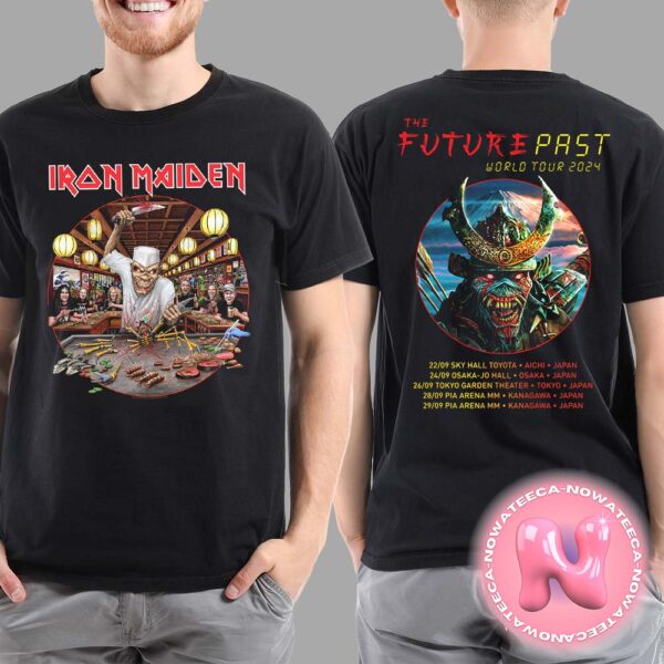 Iron Maiden The Future Past 2024 Tour Japan Tee Two Sides Unisex T-Shirt