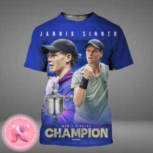 Jannik Sinner Has Been Winner The Mens Singles Champion Us Open 2024 All Over Print Shirt