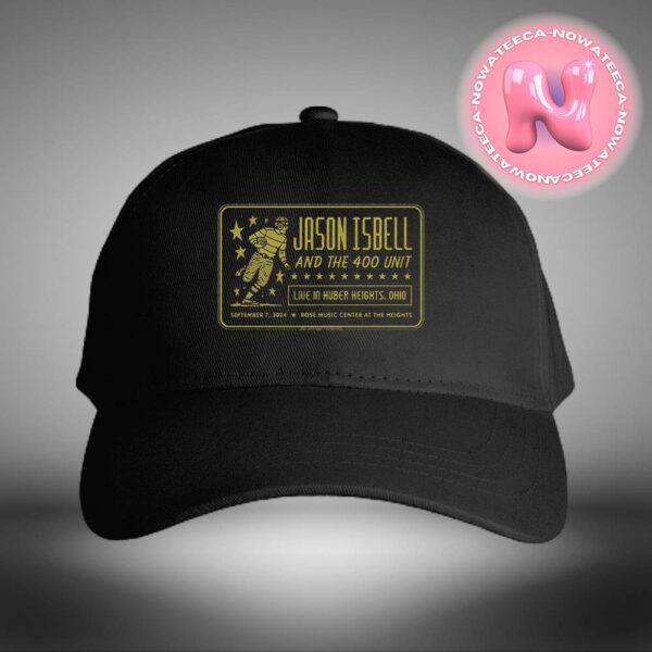 Jason Isbell And The 400 Unit Live In Huber Heghts Ohio On September 7th 2024 At Rose Music Center At The Heights Classic Cap Hat Snapback