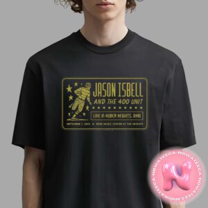 Jason Isbell And The 400 Unit Live In Huber Heghts Ohio On September 7th 2024 At Rose Music Center At The Heights Unisex T-Shirt