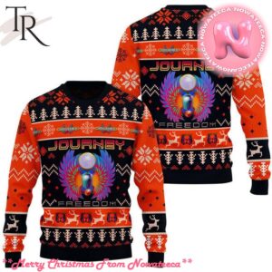 Journey Freedom Ugly Christmas Sweater Gift For Men And Women