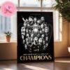 New York Yankees Al East Division Champions 2024 MLB Home Decor Poster Canvas