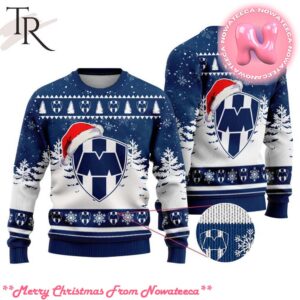 LIGA MX CF Monterrey Special Christmas Ugly Sweater Design Gift For Men And Women