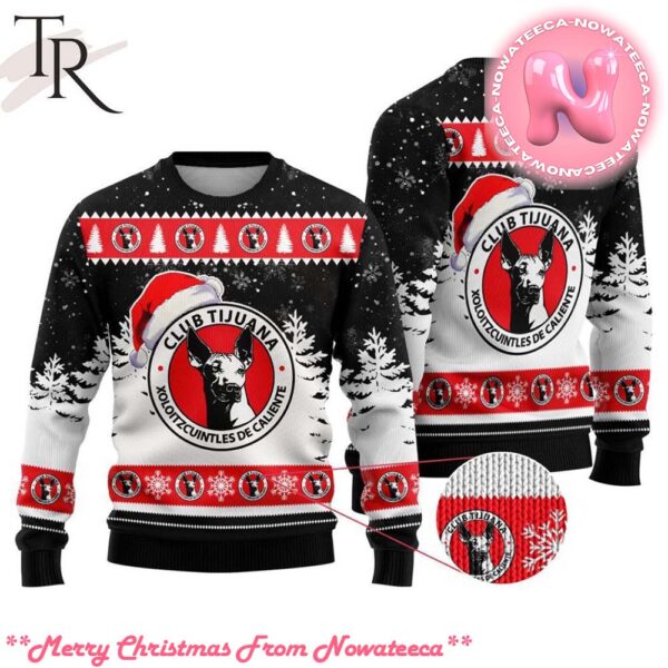 LIGA MX Club Tijuana Special Christmas Ugly Sweater Design Gift For Men And Women