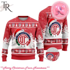 LIGA MX Deportivo Toluca Special Christmas Ugly Sweater Design Gift For Men And Women