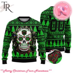 LIGA MX FC Juarez Special Sugar Skull Christmas Ugly Sweater Gift For Men And Women