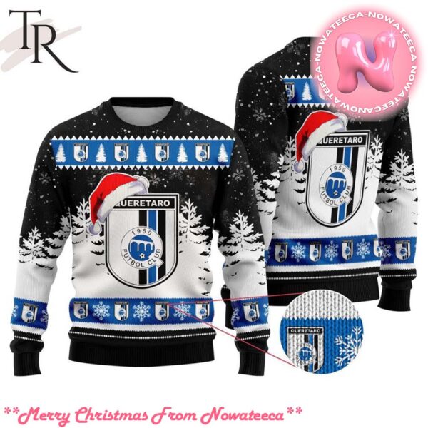 LIGA MX Queretaro FC Special Christmas Ugly Sweater Design Gift For Men And Women