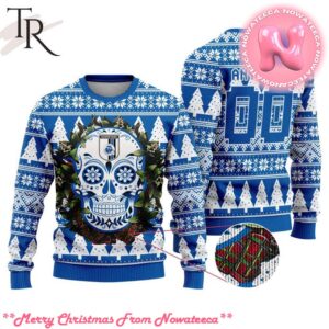 LIGA MX Queretaro FC Special Sugar Skull Christmas Ugly Sweater Gift For Men And Women