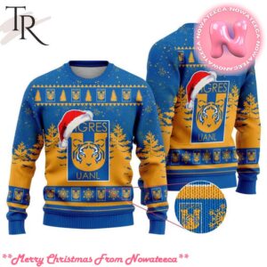 LIGA MX Tigres UANL Special Christmas Ugly Sweater Design Gift For Men And Women