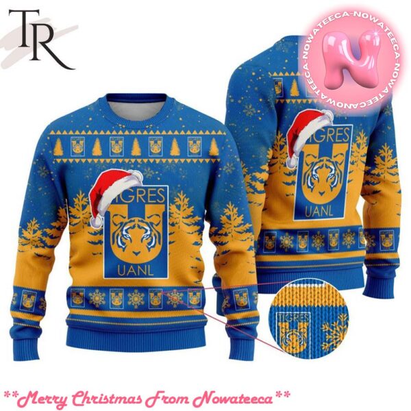 LIGA MX Tigres UANL Special Christmas Ugly Sweater Design Gift For Men And Women