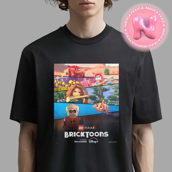 Lego Pixar Bricktoon New Poster On Disney+ Unisex T-Shirt