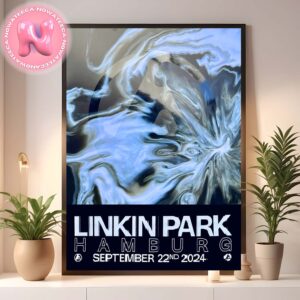 Linkin Park From Zero Concert Music For Barclays Center New York NY In Hamburg On September 22nd 2024 Home Decor Poster Canvas