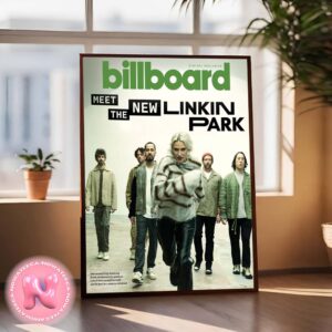 Linkin Park Is Back Prepping Its First Album In Eight Years From Zero With Newcomers Emily Armstrong And Colin Brittain In Billboard’s Exclusive Digital Cover Story Home Decor Poster Canvas