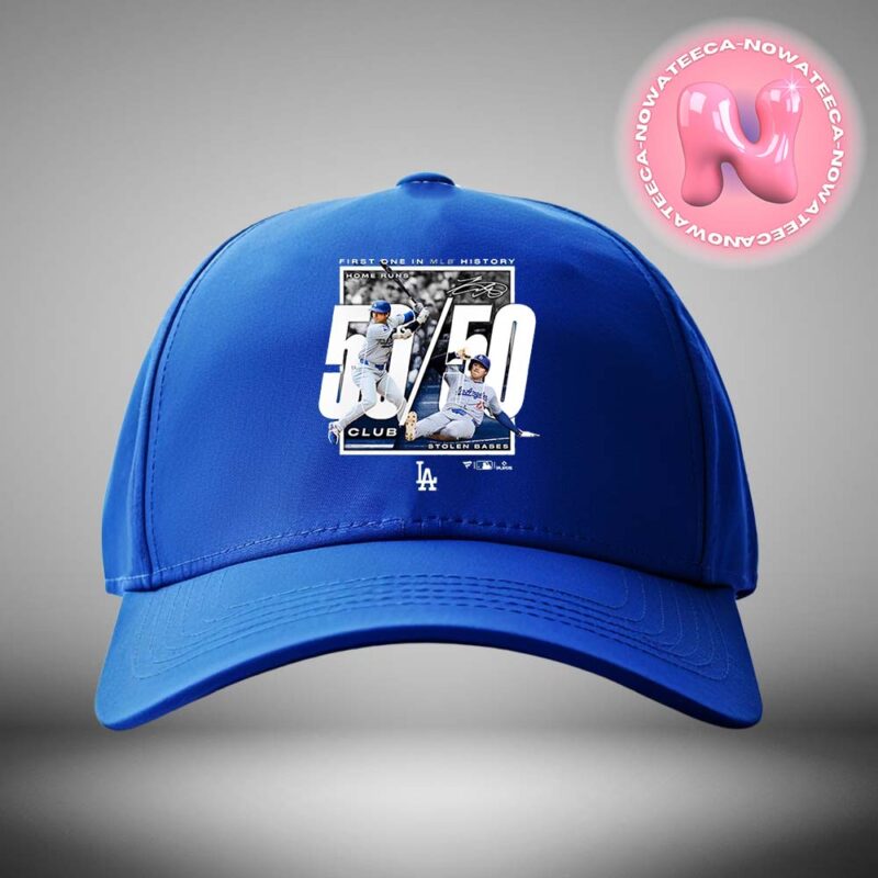 Los Angeles Dodgers Shohei Ohtani Heather Royal 50 50 Home Rund And Stolen Bases 2024 Classic Cap Hat Snapback