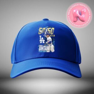 Los Angeles Dodgers Shohei Ohtani With 50 Home Run And 50 Stolen Bases On 2024 MLB Season Classic Cap Hat Snapback