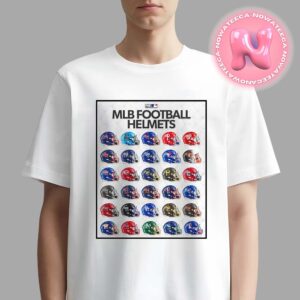 MLB Football Helmets All Team Of Season 2024 Unisex T-Shirt