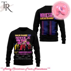 Magic Summer 2024 New Kids On The Block 40th Anniverasry Thank You For The Memories Ugly Sweater Gift For Men And Women