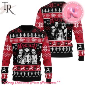 Maneskin Rock Band Ugly Christmas Sweater Gift For Men And Women