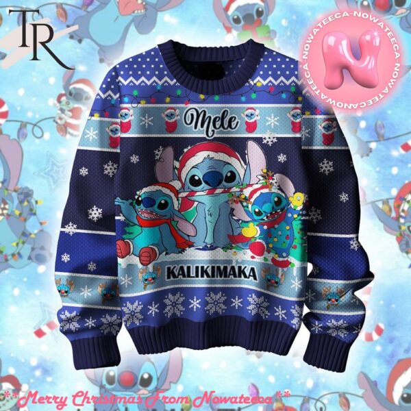 Mele Kalikimaka Stitch Ugly Christmas Sweater Gift For Men And Women