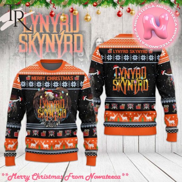 Merry Christmas Lynyrd Skynyrd Ugly Sweater Gift For Men And Women