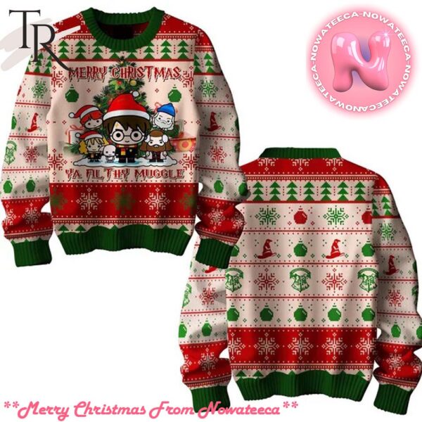 Merry Christmas Ya Fil Thy Muggle Ugly Sweater Gift For Men And Women