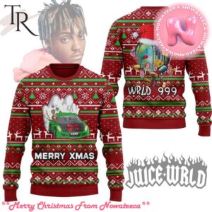 Merry Xmas Wrld 999 Juice Wrld Ugly Sweater Gift For Men And Women